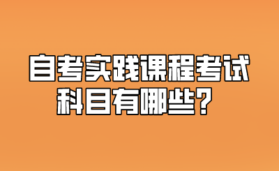 自考实践课程考试科目有哪些？.png